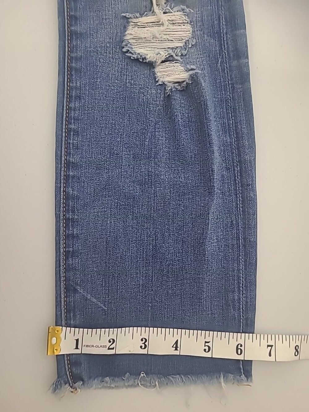 American Eagle Outfitters Super Skinny Stretch Artist Crop Distressed Jeans 4 - Picture 10 of 11